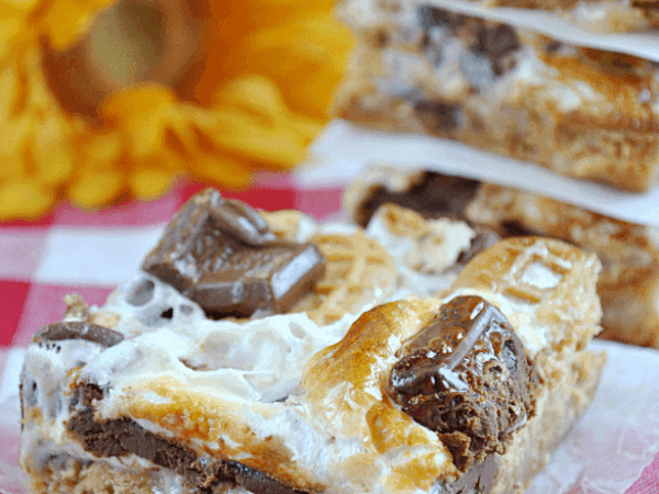 Nutter Butter S’mores Magic Cookie Bars Recipe