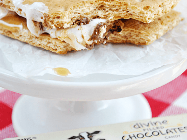 Skinny S’mores Recipe with Milk Chocolate and Caramel