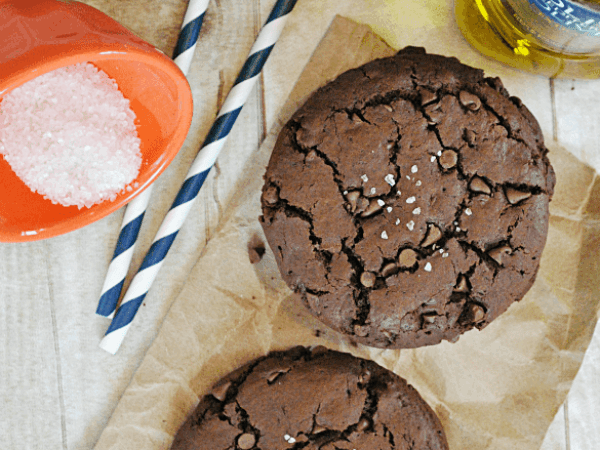 Sea Salt & Olive Oil Brownie Cookies {Olivari “Year of the Little”} Recipe