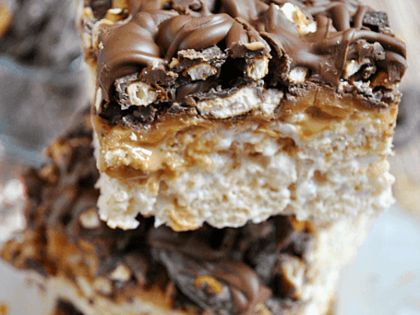Take 5 Candy Bar-Inspired Rice Krispies Treats