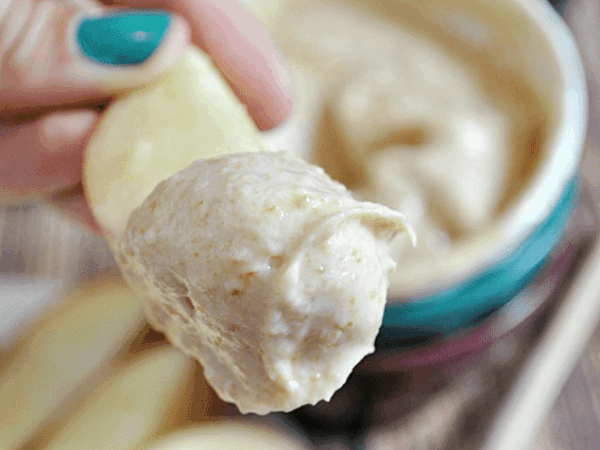 Peanut Butter Apple Dip {protein packed, but tastes like dessert!} Recipe