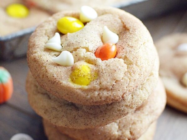 White Chocolate M&M Snickerdoodle Cookies Recipe