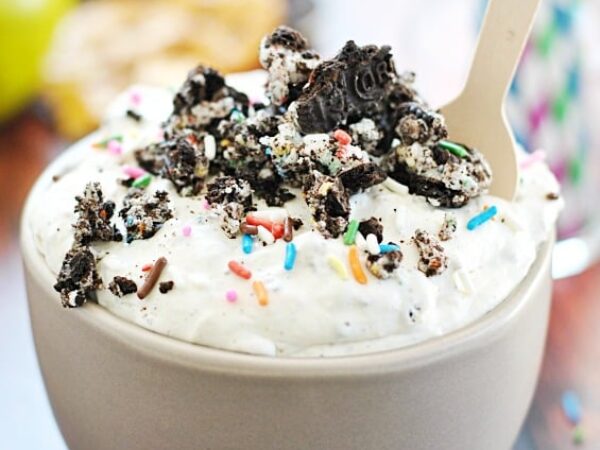 Cake Batter Oreo Cheesecake Dip Recipe