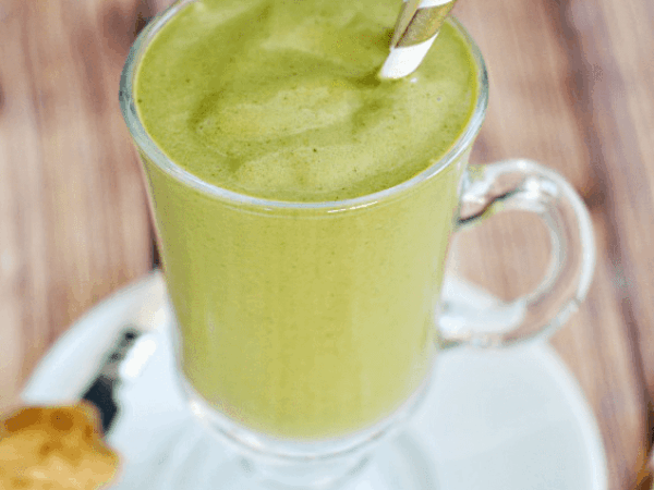 Peanut Butter Chocolate Banana Green Smoothie Recipe