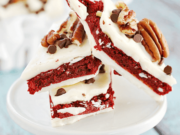 Red Velvet Truffle Bark Recipe