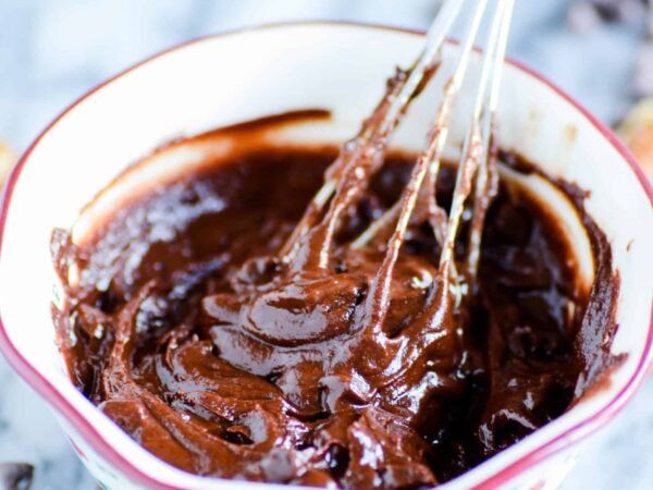Single Serve Brownie Batter Dip Recipe