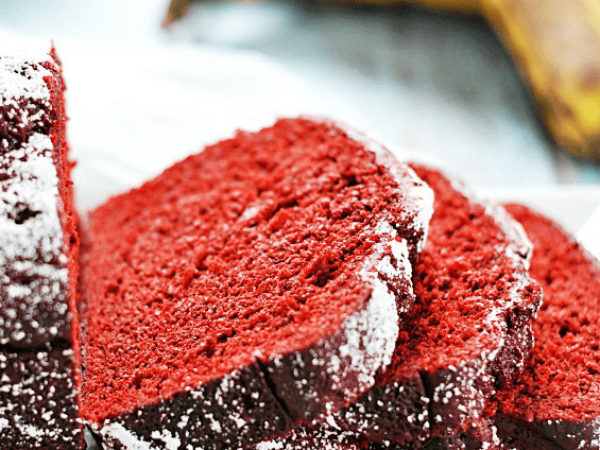 Red Velvet Banana Bread Recipe