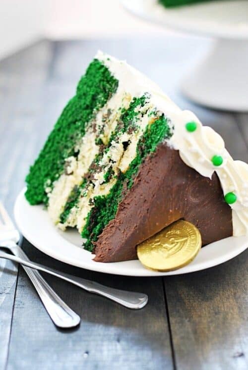 Green Velvet Cheesecake Cake Recipe Something Swanky