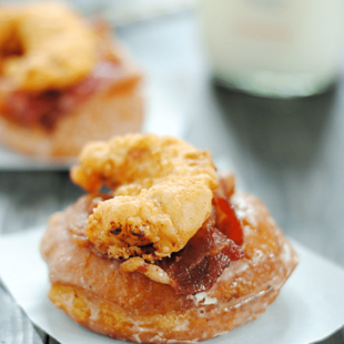 Bacon Fried Chicken & Donuts Recipe