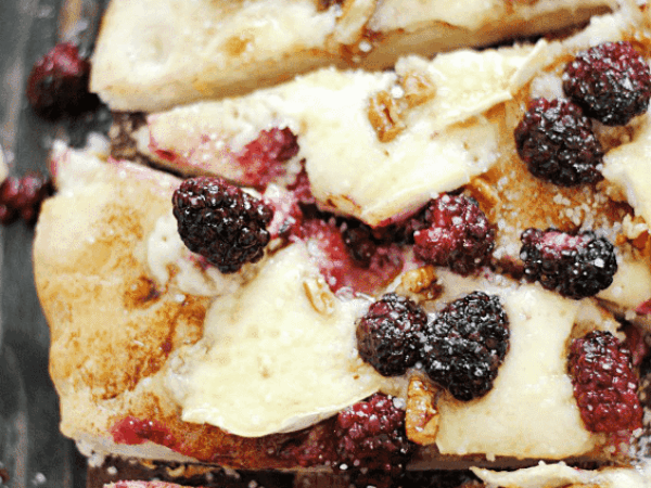 Blackberry Brie Pizza & Mama Francesca Parmesan Recipe