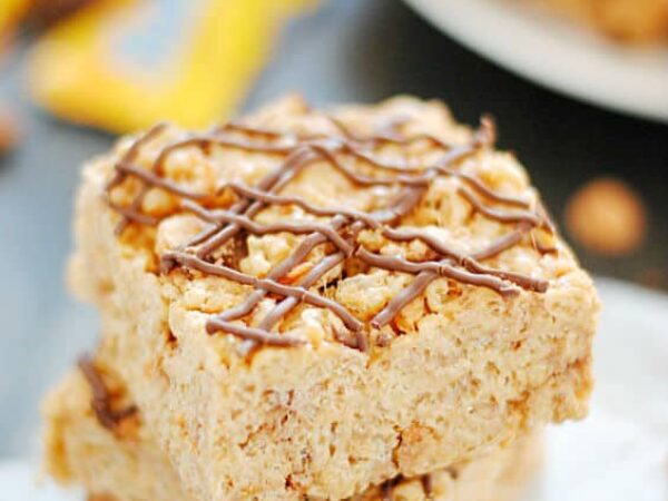 Butterscotch Butterfinger Rice Krispies Treats Recipe
