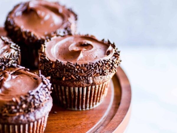 Whipped Chocolate Ganache Cupcakes Recipe