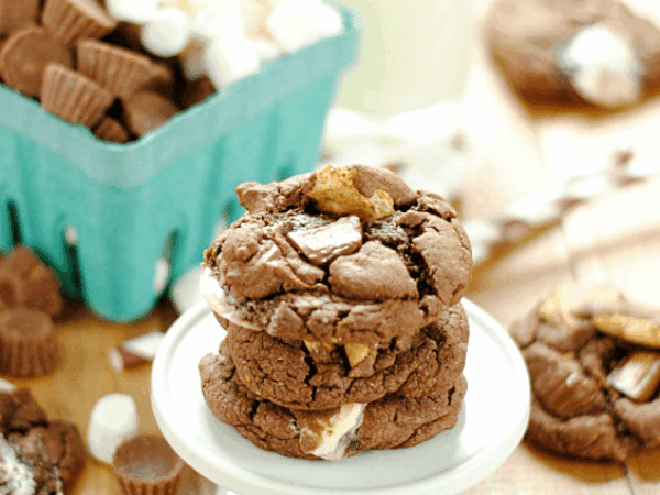 Reese’s S’mores Chocolate Cookies Recipe
