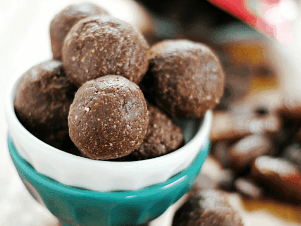 Chocolate Almond Date Balls Recipe