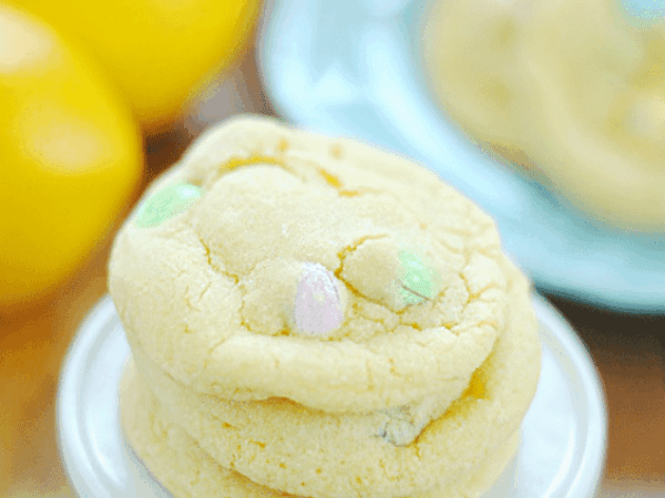 Lemon White Chocolate M&M Cookies Recipe