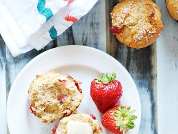 Strawberry Basil Muffins Recipe
