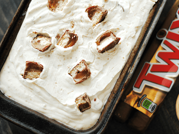 Twix Cheesecake Ice Cream – No Machine Needed! Recipe