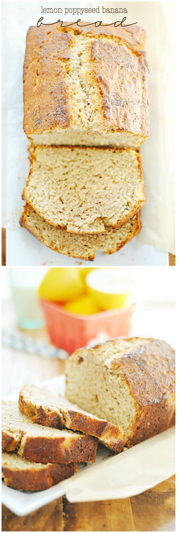 Lemon Poppyseed Banana Bread