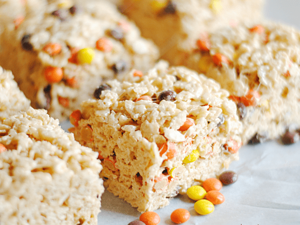 Reese’s Pieces Rice Krispie Treats Recipe