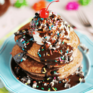 Brownie Batter Pancakes Recipe