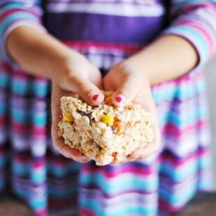 Reese’s Pieces Rice Krispie Treats Recipe