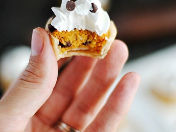 Mini Chocolate Chip Pumpkin Pies Recipe
