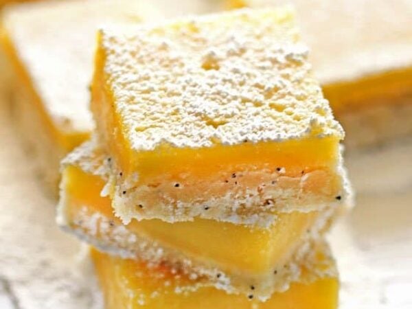 Lemon Poppy Seed Bars Recipe