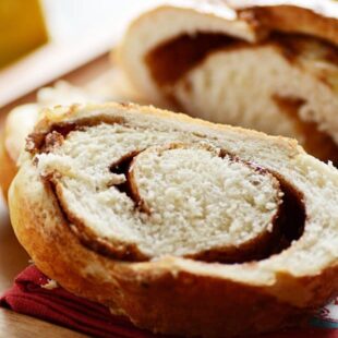 This dangerously delicious bread marries together two classics: french bread and cinnamon swirl bread! Soft, sweet, and unbelievably yummy.