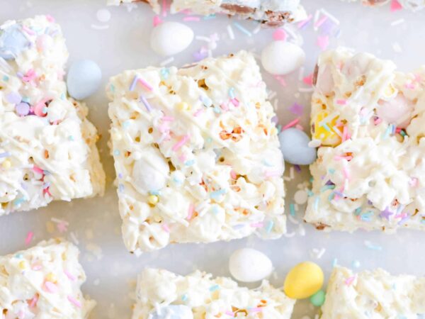 Easter Egg Popcorn Bars Recipe