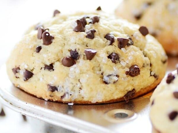 Bakery Style Chocolate Chip Muffins Recipe