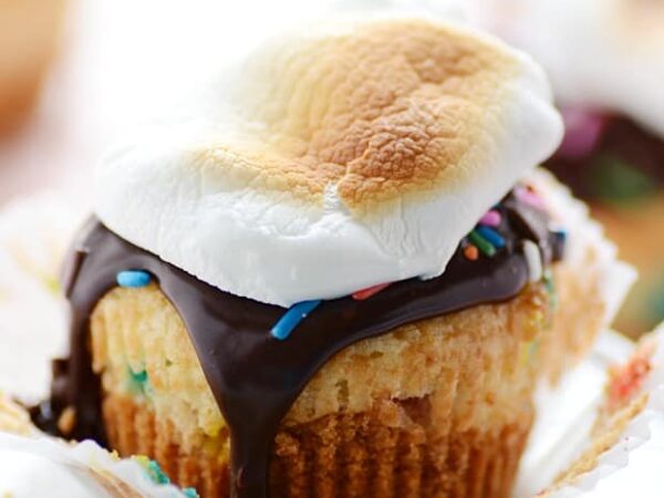 Funfetti S’mores Cupcakes Recipe