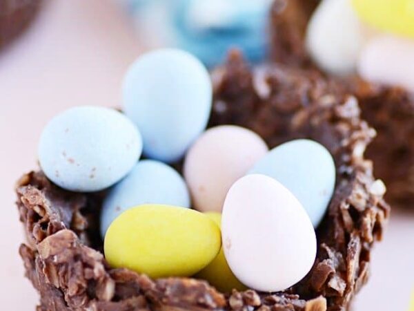 Chocolate Coconut Almond Easter Egg Nests Recipe