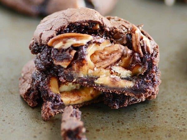Turtle Brownie Cookies Recipe