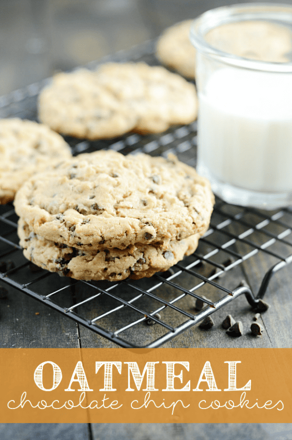 KAF Chocolate Chip Oatmeal Cookies Something Swanky