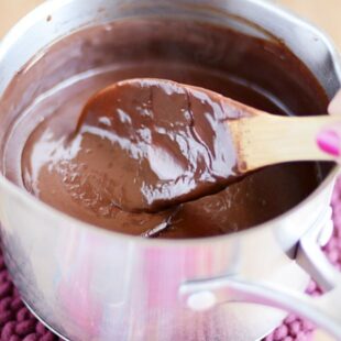 This homemade stovetop chocolate pudding is comfort food at its finest when served warm! Or chill it in small cups for DIY pudding cups!