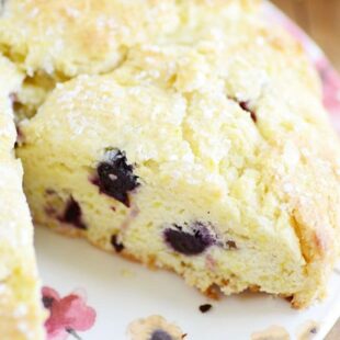 Easy Lemon Blueberry Scones Recipe