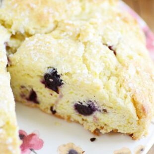 Never-Dry Lemon Blueberry Scones recipe