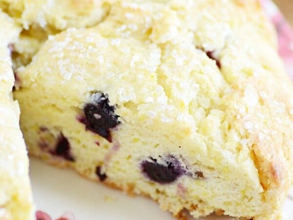 Easy Lemon Blueberry Scones Recipe