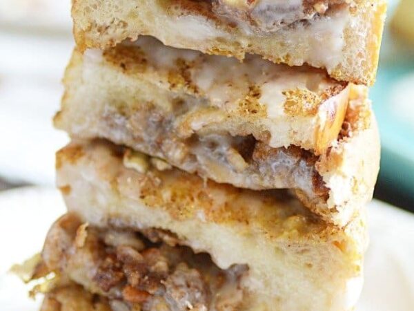 Cinnamon Roll Stuffed Baked French Toast Recipe
