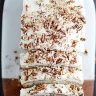 Banana Bread with Cream Cheese Frosting Recipe