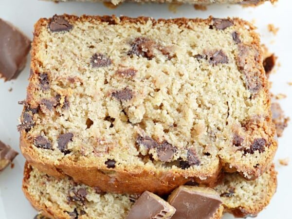 Reese’s Cup Peanut Butter Banana Bread