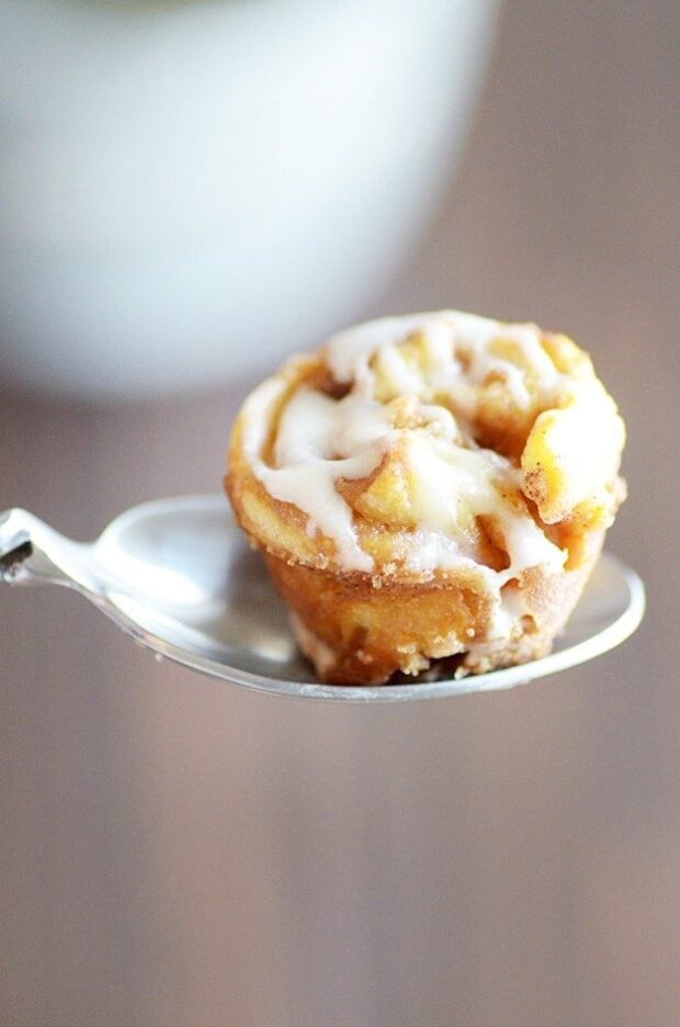 These melt in your mouth cinnamon rolls couldn't be easier thanks to refrigerated crescent roll dough!