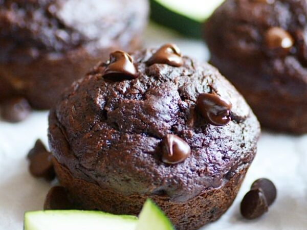 Triple Chocolate Zucchini Muffins Recipe