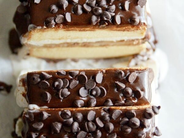 Easy Nutella Cookie Dough Ice Cream Cake Recipe