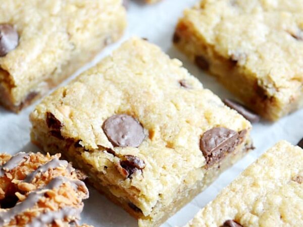 Caramel & Coconut Blondies Recipe