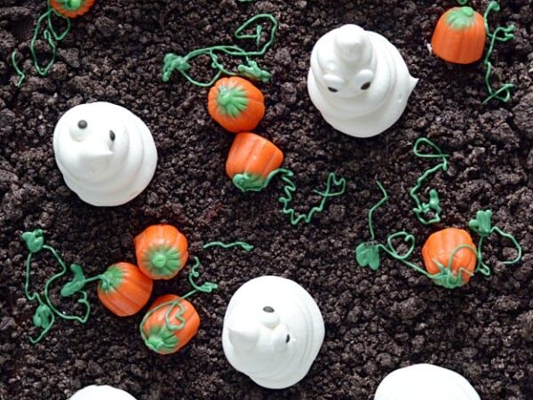Haunted Pumpkin Patch Poke Cake Recipe