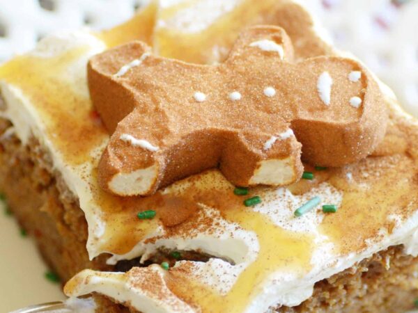 Gingerbread Poke Cake Recipe