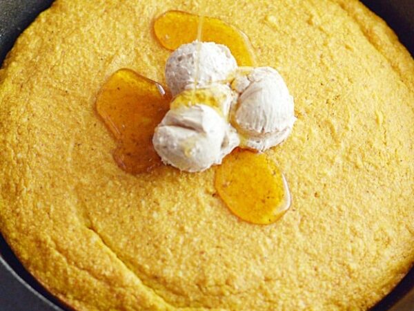 Pumpkin Cornbread with Maple Cinnamon Butter Recipe