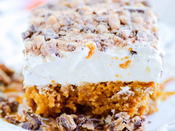 Pumpkin Poke Cake