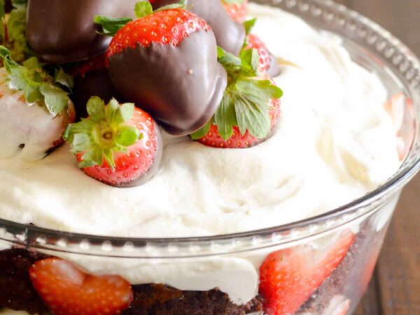 Chocolate Covered Strawberry Trifle Recipe